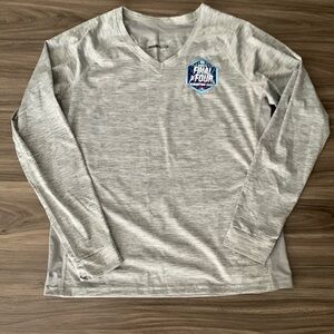 Women’s Large Gray  Dri-Fit 2023 NCAA Men’s Final Four Longsleeve Shirt